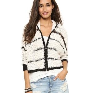 Free People Zip Hoodie Sweater